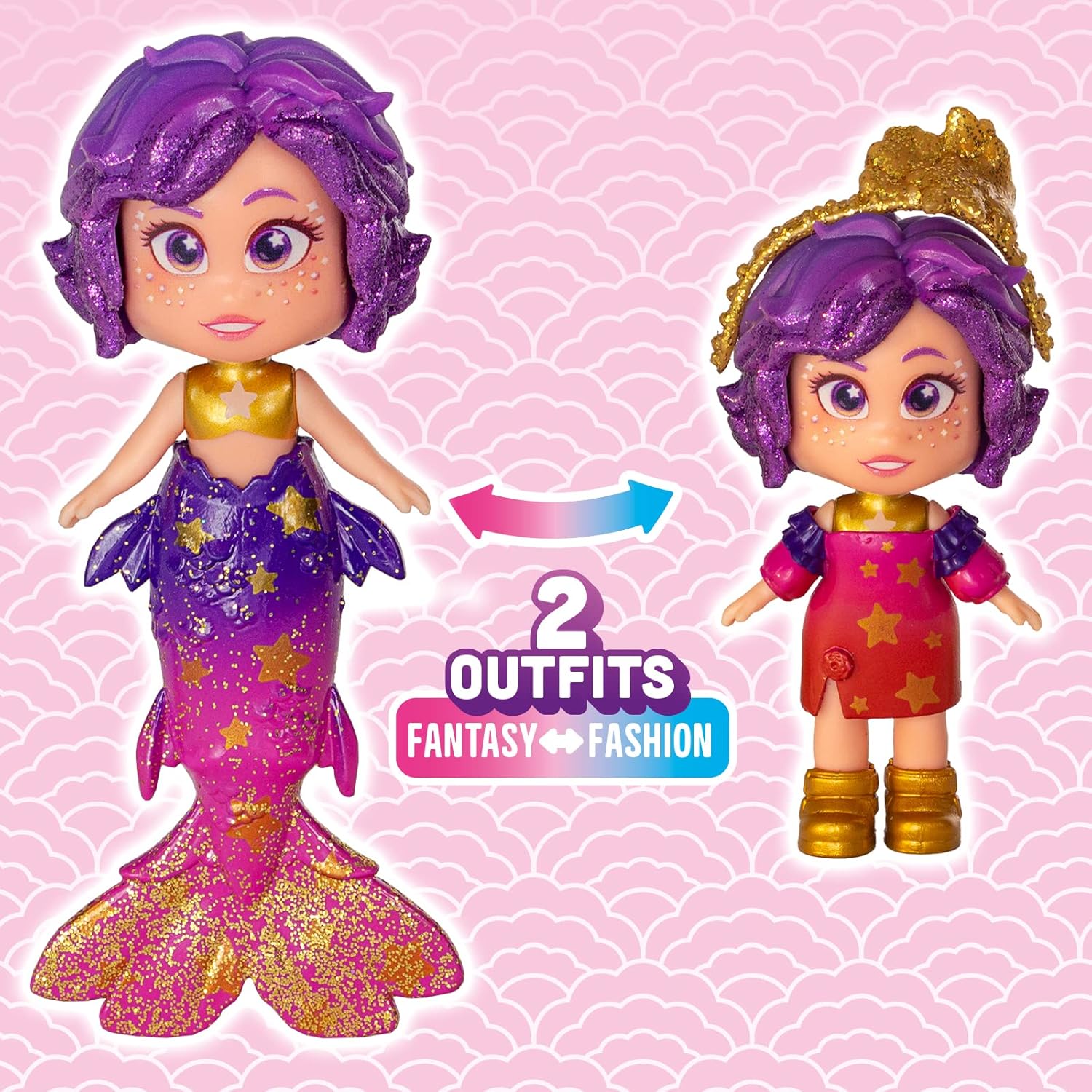 كوكيلووس نجمة حورية البحر دمية مع اكسسوارات KookyLoos