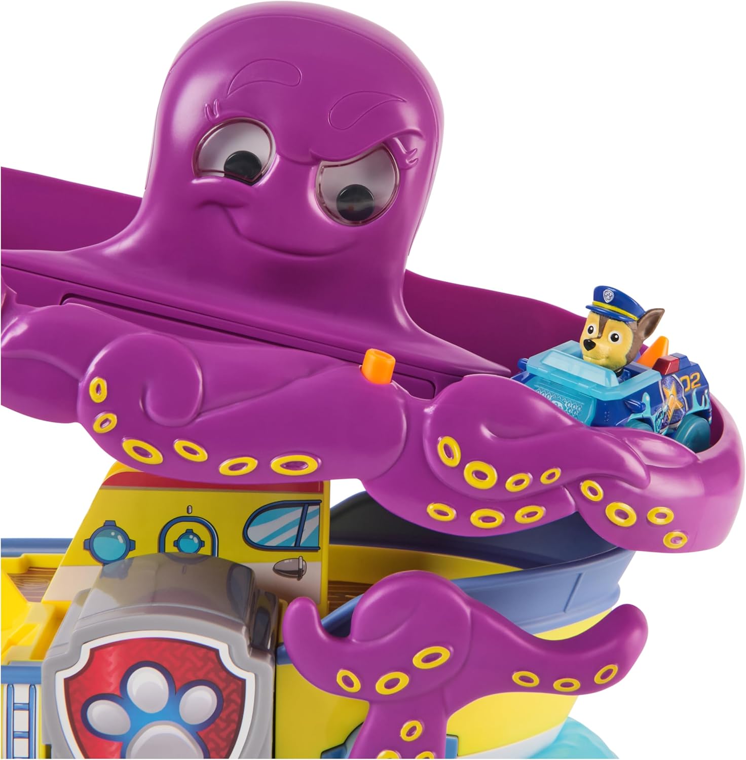 باو بترول اخطبوط مع مضمار سباق مركبات مع مسار Paw Patrol