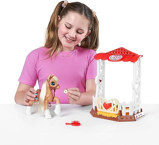 زورو مجسم يونيكورن السحري بني مجسمات الحيوانات Zuru