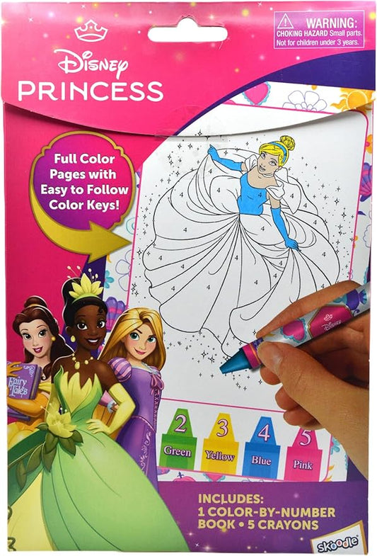 ديزني تلوين حسب الرقم للأميرة رسم و تلوين Skoodle