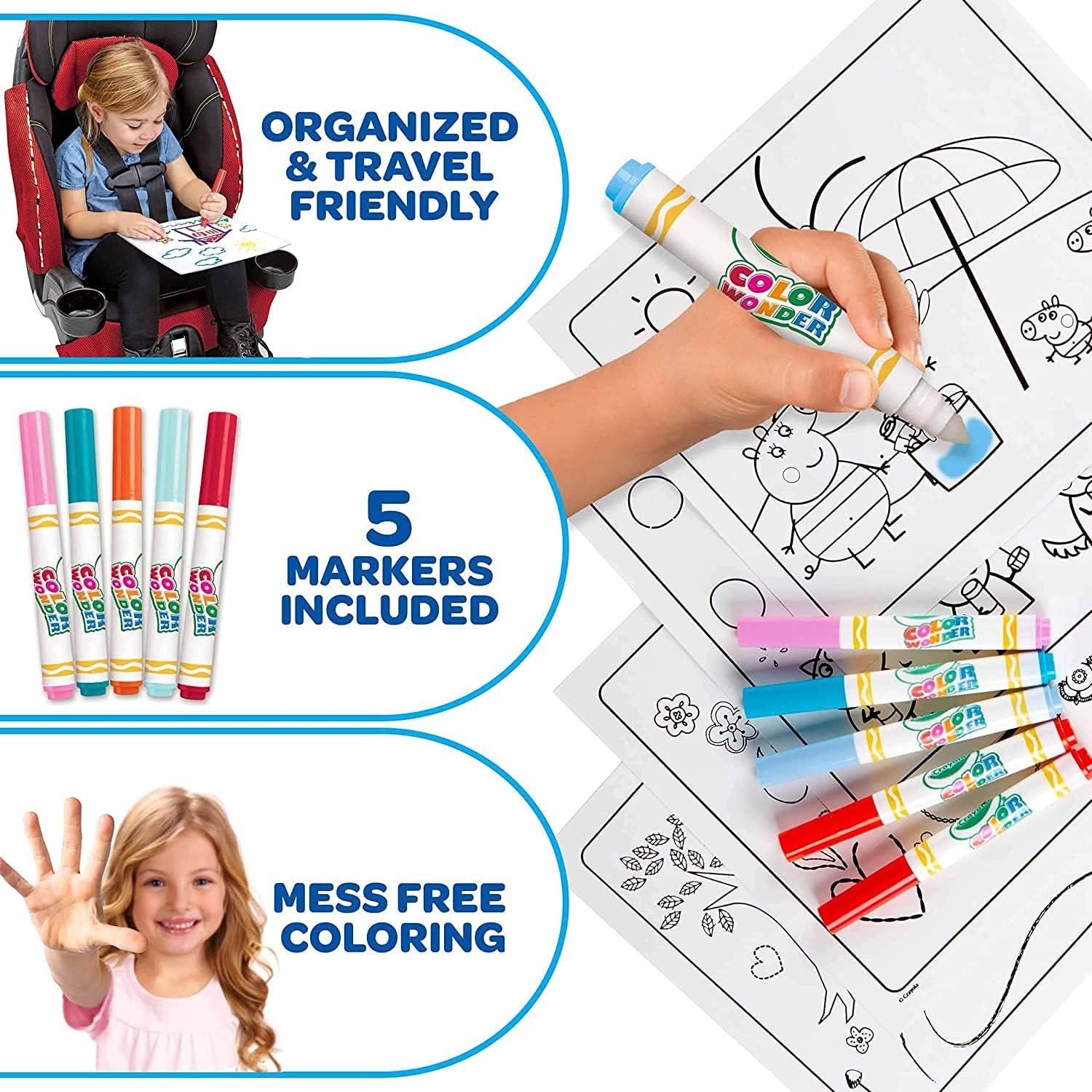 كرايولا كتاب تلوين حيوانات المزرعة رسم و تلوين Crayola