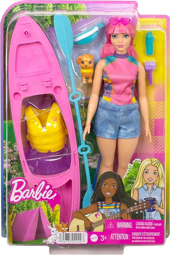 باربي دمية ديزي للتخييم دمية مع اكسسوارات Barbie