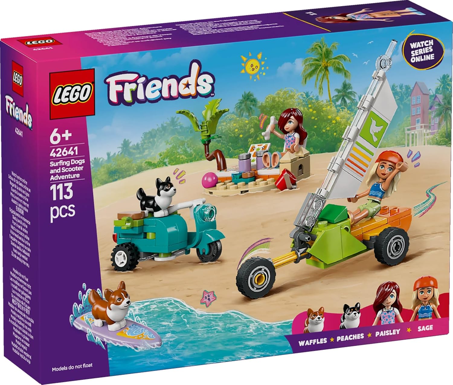 ليجو 42641 فريندز مغامرة ركوب الأمواج مكعبات التركيب LEGO