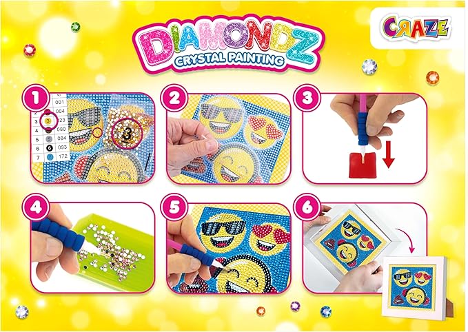 كريز مجموعة الرسم الماسي الخرز والاكسسوارات CRAZE