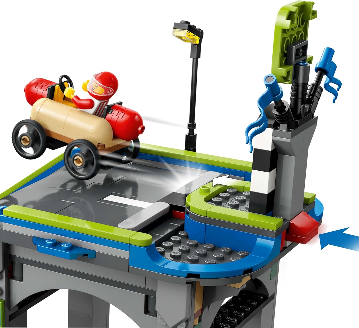 ليجو 60460 سيتي مسار منحدر سيارة السباق مكعبات التركيب LEGO