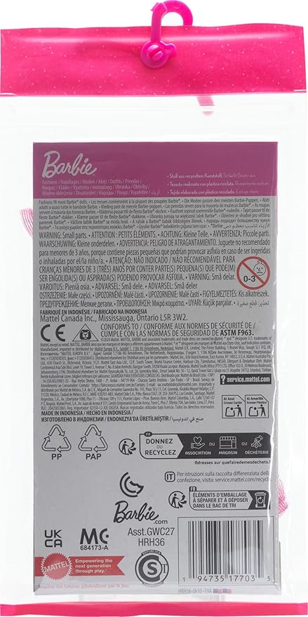 باربي ملابس فاشن باك اكسسوارت الدمى Barbie