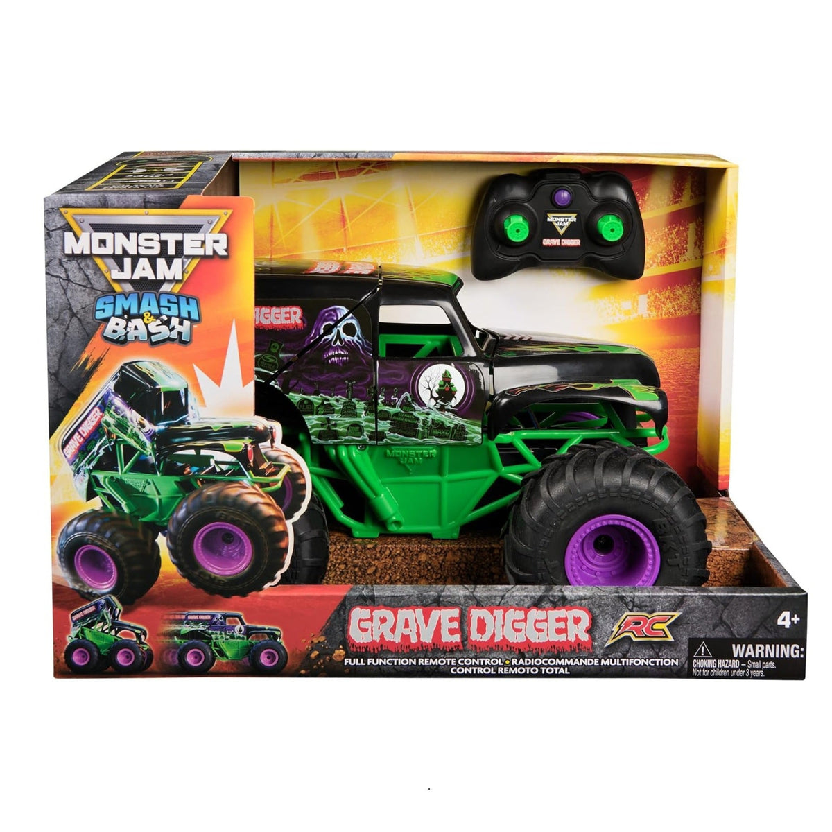 مونستر جام شاحنة غريف ديغ سماش آند باش السيارات ريموت كنترول Monster Jam