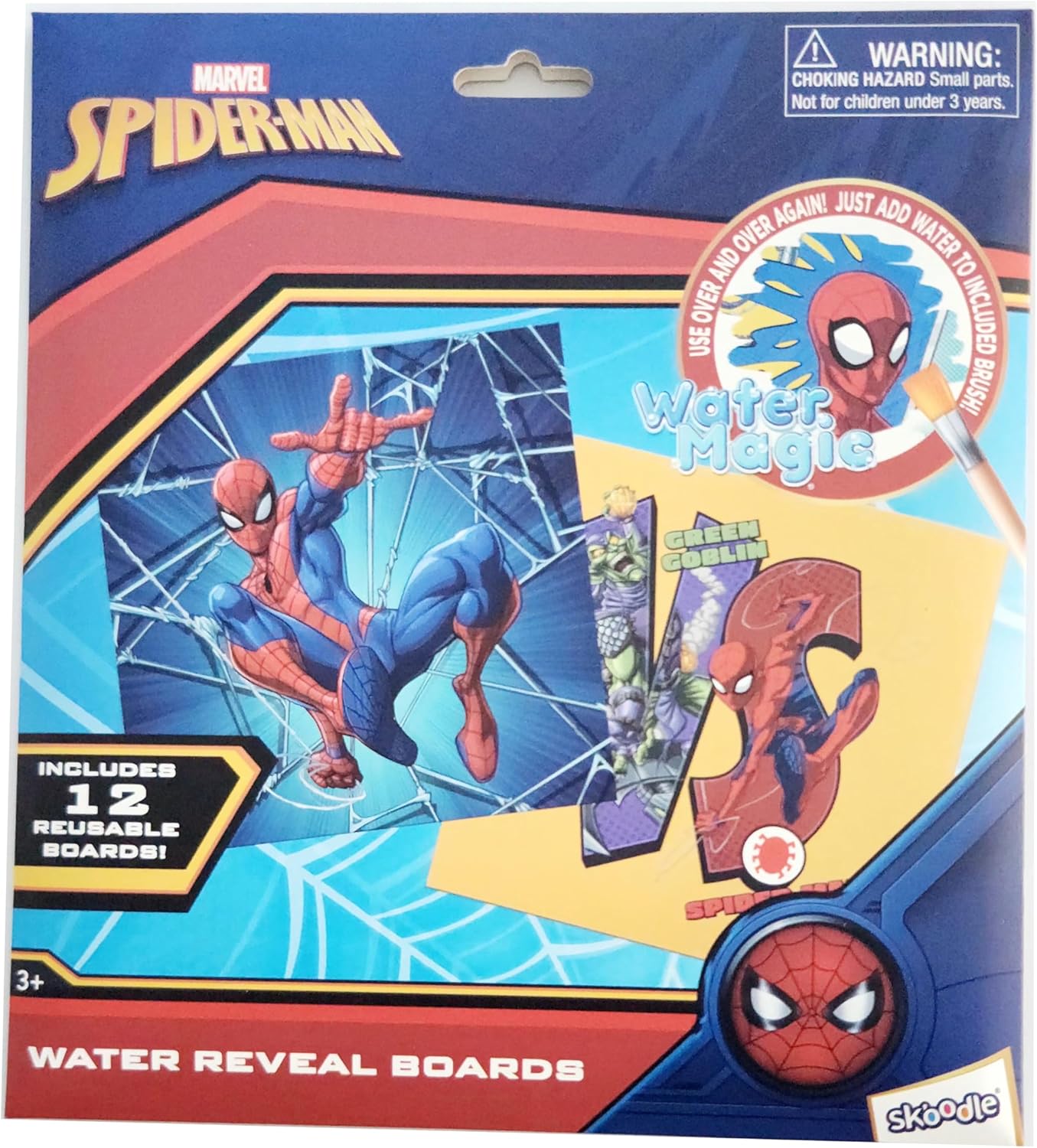 سكودل كتاب تلوين الماء السحري سبايدر مان رسم و تلوين Skoodle