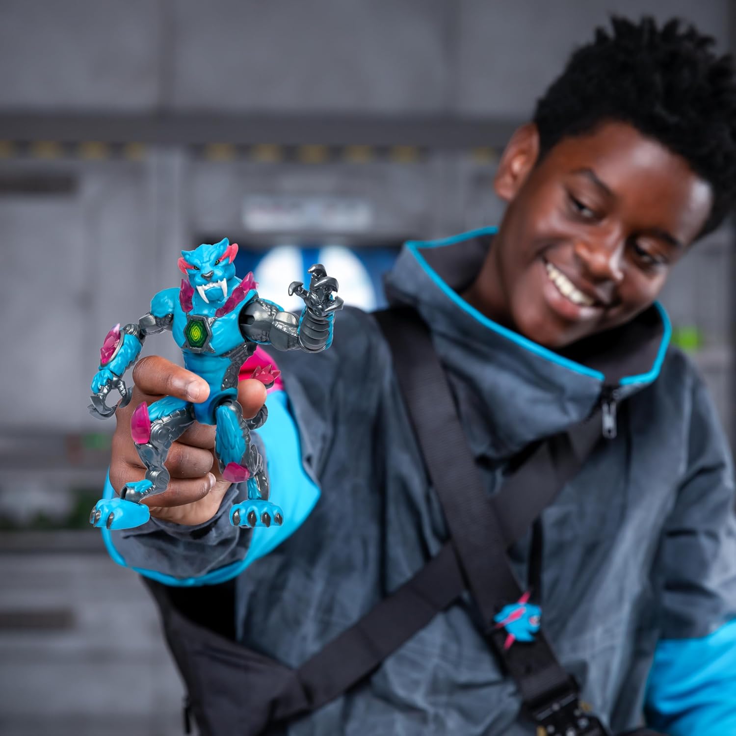 مستر بيست لاب غرفة الطفرات النمر الأيقوني مجسمات الحيوانات MrBeast Lab