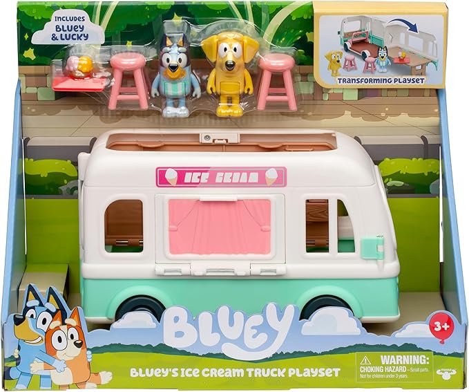 بلوي شاحنة الآيس كريم مركبات الأطفال Bluey