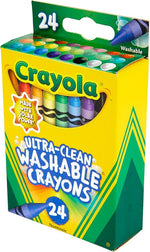 اقلام تلوين الترا كلين قابلة للغسل 24 قلم تلوين رسم و تلوين Crayola