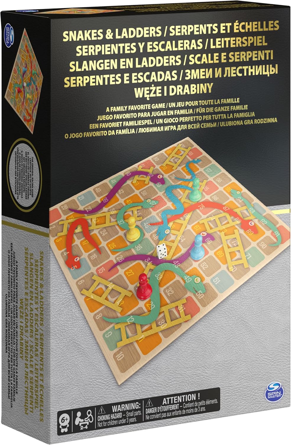 سبين ماستر لعبة السلم والثعبان العاب لوحية Spin master