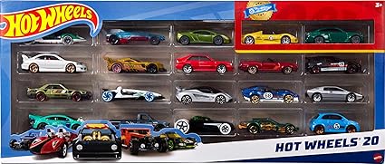 هوت ويلز سيارات 20 قطعة اشكال متنوعه سيارات داي كاست HotWheels