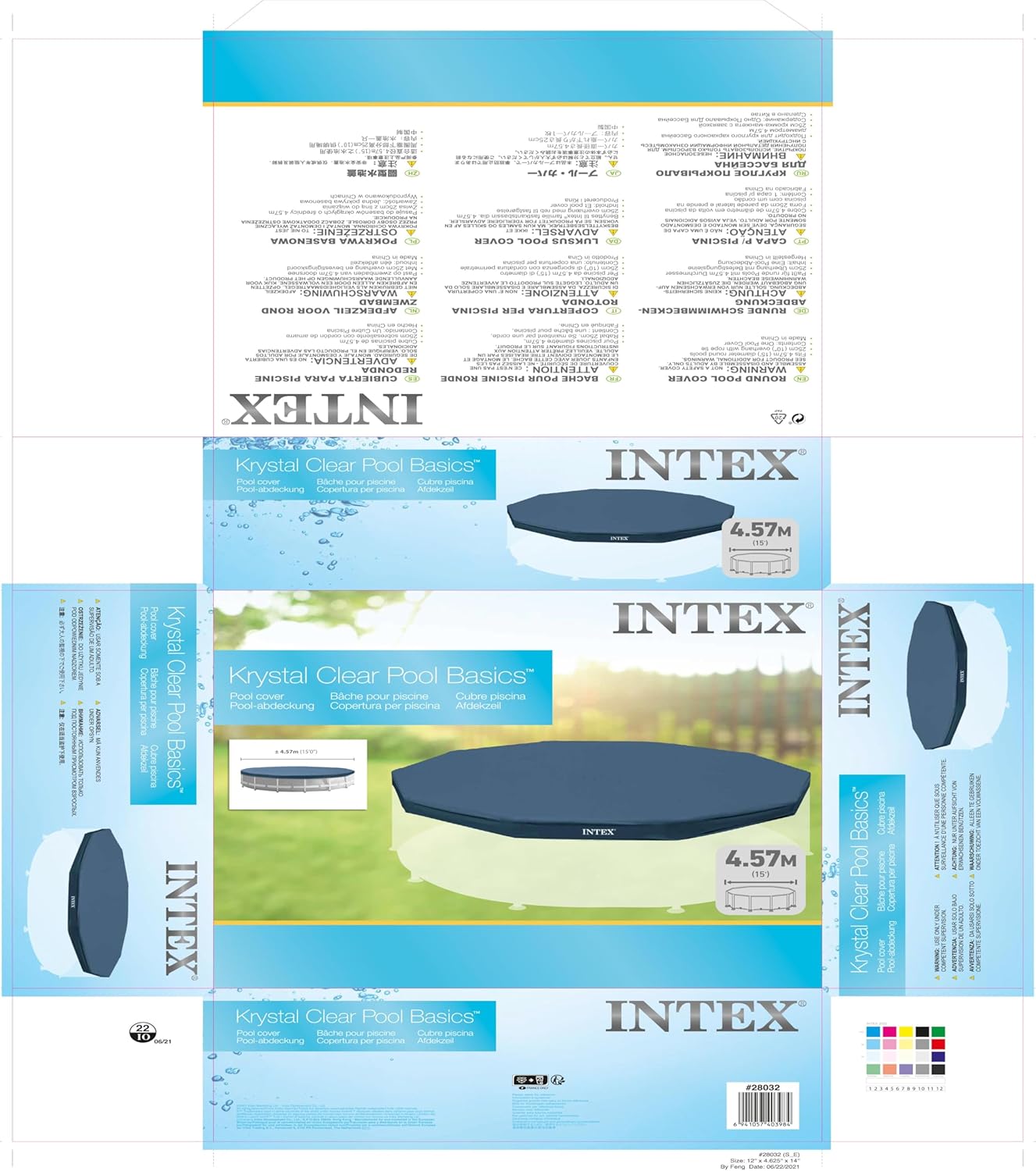 انتكس غطاء مسبح دائري اكسسوارات المسابح Intex