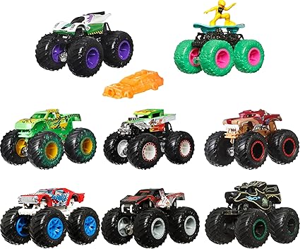 هوت ويلز شاحنات مونستر اشكال متنوعة سيارات داي كاست HotWheels
