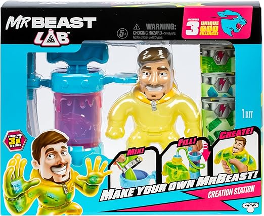 مستر بيست لاب لعبة المختبر التمدد والضغط MrBeast Lab