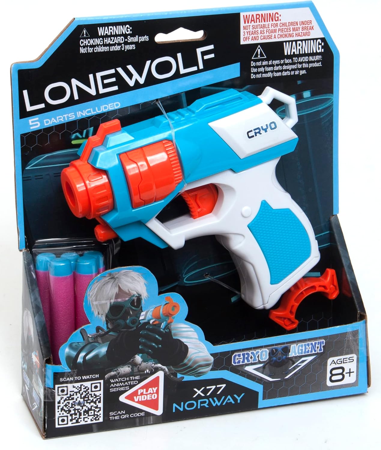 كريو ايجينت مسدس رمي السهام لون وولف مسدسات مطاطية Cryo Agent