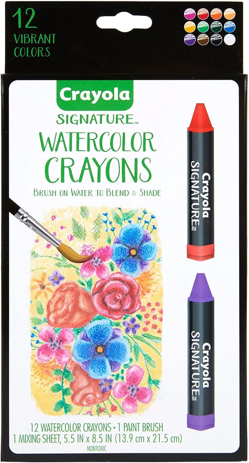 كرايولا قلم تلوين مائي 12 قطعة رسم و تلوين Crayola