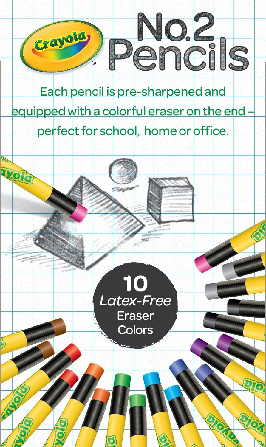 كرايولا اقلم رصاص 20 قطعة رسم و تلوين Crayola