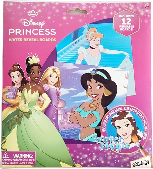 سكودل كتاب تلوين الماء السحري لأميرات ديزني رسم و تلوين Skoodle