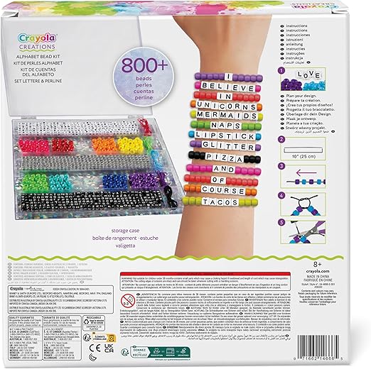 كرايولا لعبة خرز صنع الأساور الخرز والاكسسوارات Crayola