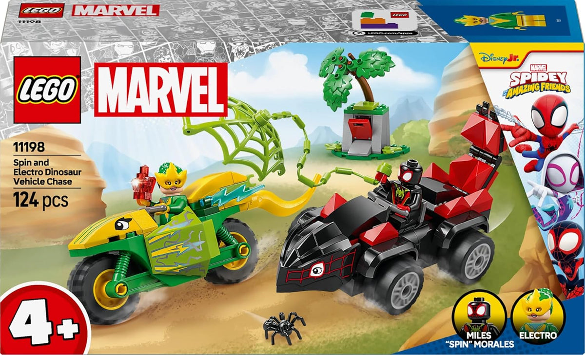 ليجو 11198 مارفل مطاردة مركبة الديناصور مكعبات التركيب LEGO