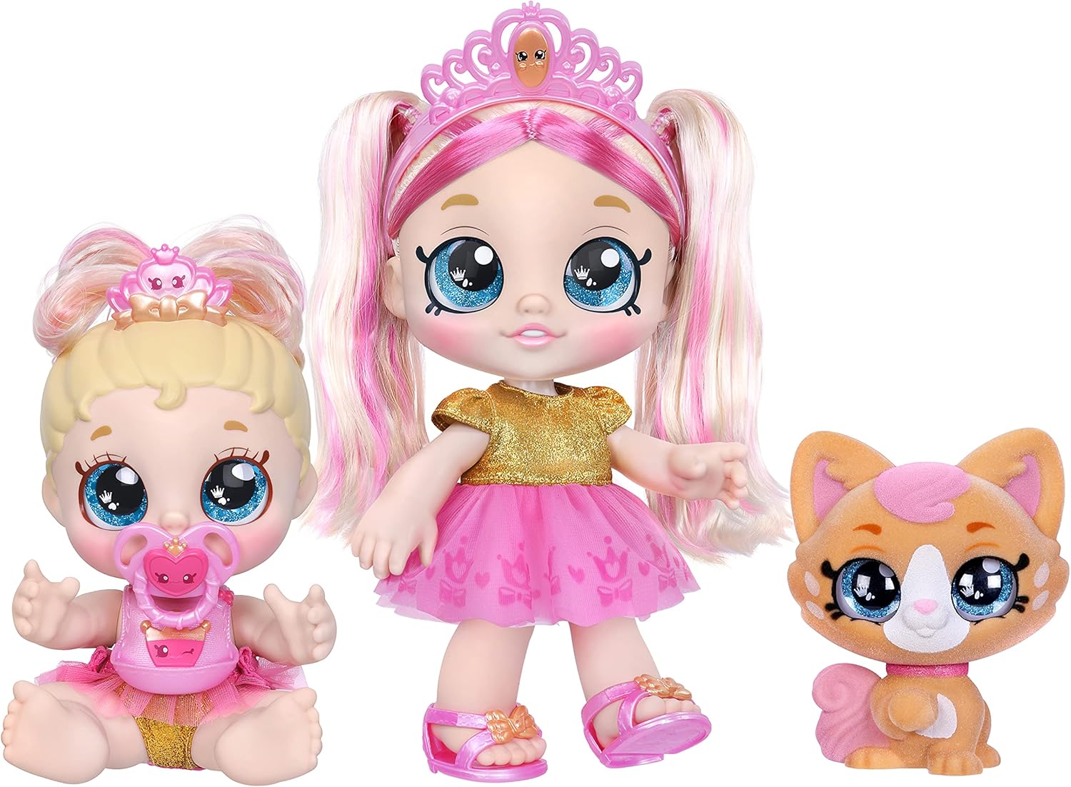 كيندي كيدز مجموعة دمية سيسترز دمية مع اكسسوارات Kindi Kids