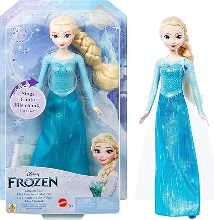 ديزني فروزن دمية الأميرة إلسا المغنية دمى الشخصيات Disney