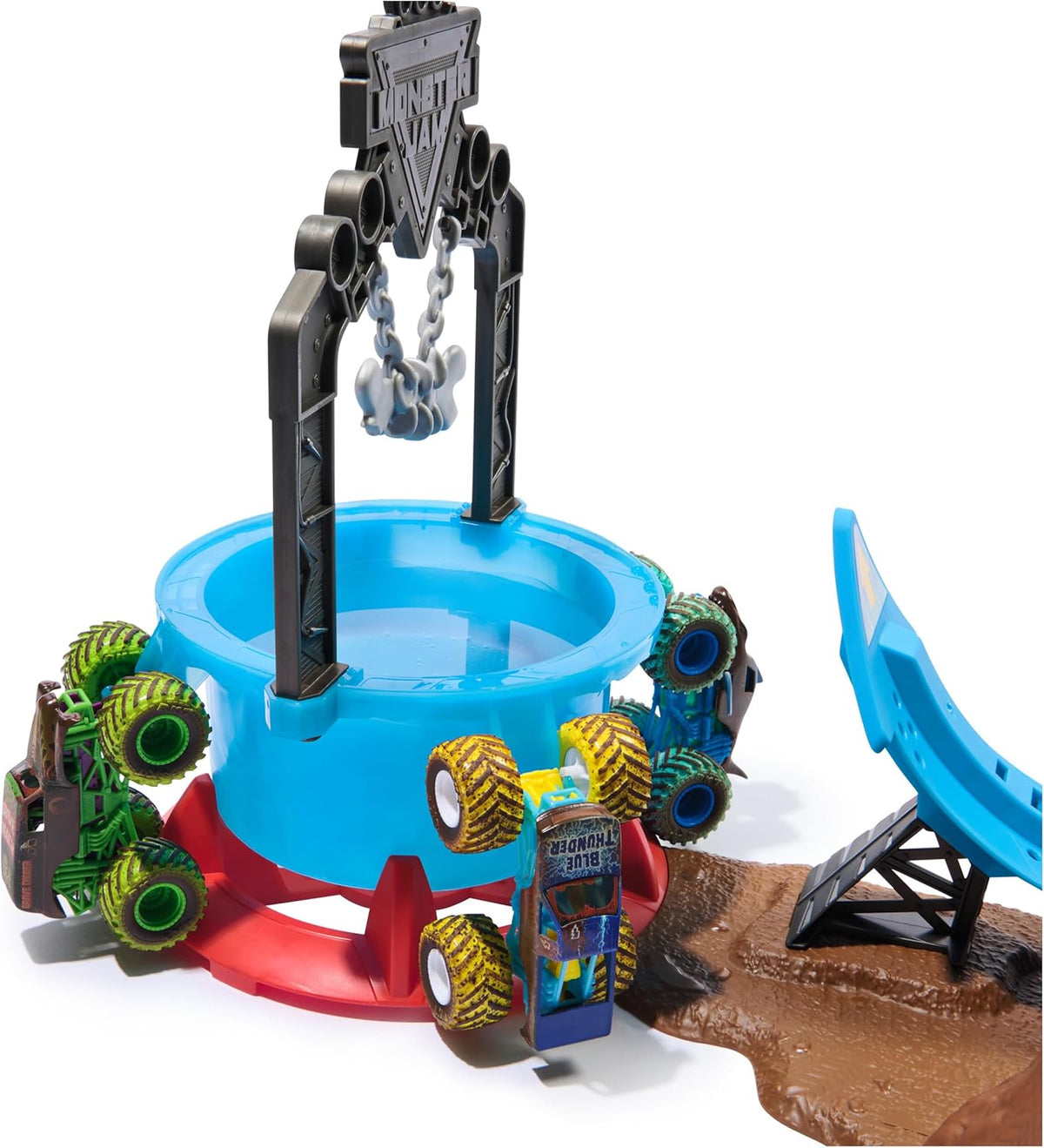 مونستر جام لعبة دبابة طين بلاسترز دونك مركبات مع مسار Monster Jam