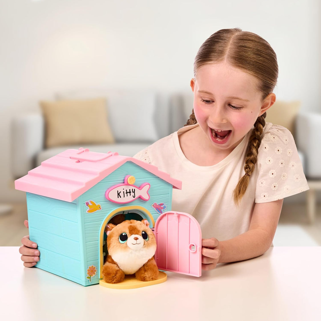 ليتل لايف بيتس لعبة قطة 1 من 3 مجسمات الحيوانات Little Live Pets