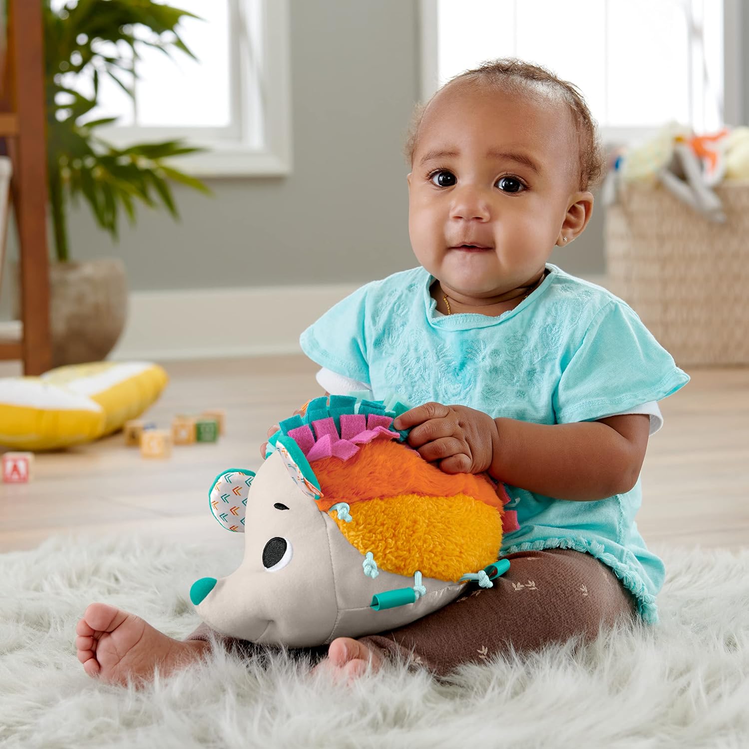 فيشر برايس دمية القنفذ كادل آند سناغل القطنية الالعاب القطنية Fisher-Price