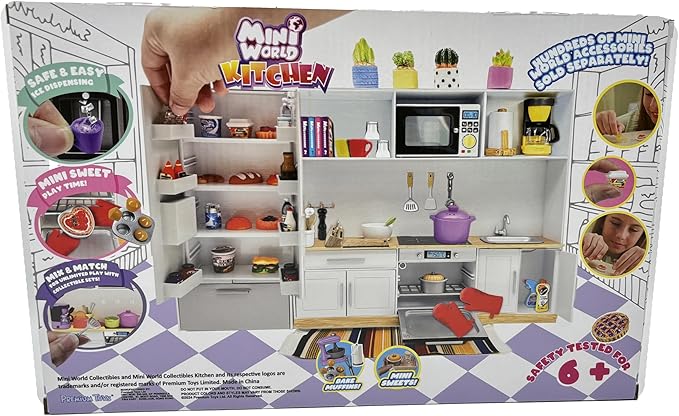 ميني وورلد العاب المطبخ اكسسوارت الدمى Mini World