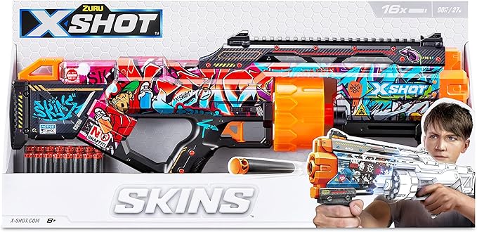 اكس شوت مسدس سكينز سكن مسدسات مطاطية Zuru