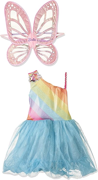 امسكان زي باربي بتصميم تنورة توتو وفستان 8-10 سنوات الملابس التنكرية Amscan