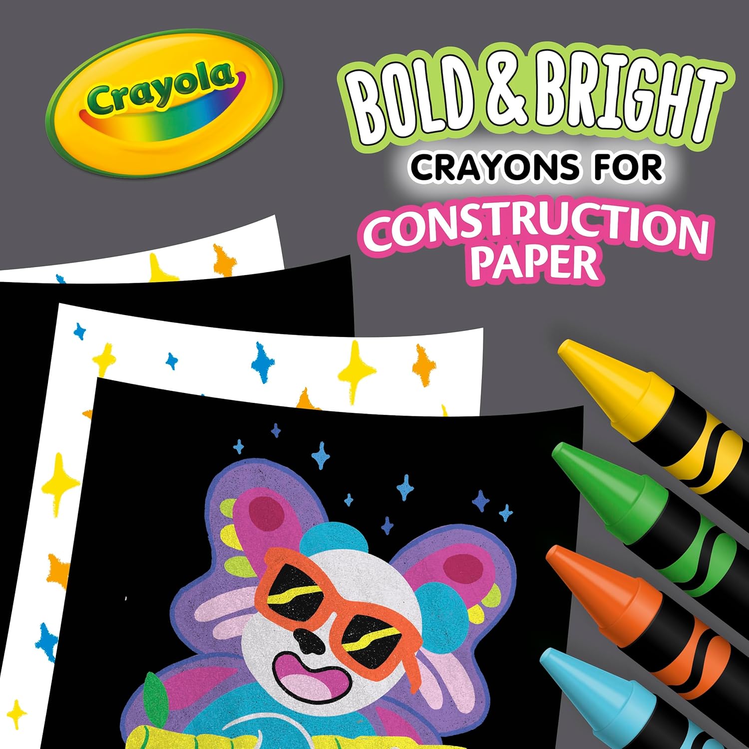 كرايولا اقلام تلوين ورقية للبناء 24 قطعة رسم و تلوين Crayola