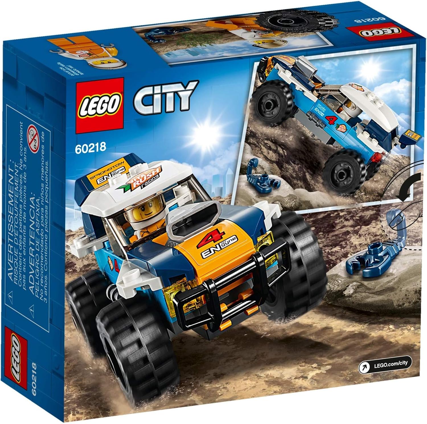 ليجو مكعبات بناء سيارة ديزيرت رالي ريس مكعبات التركيب LEGO