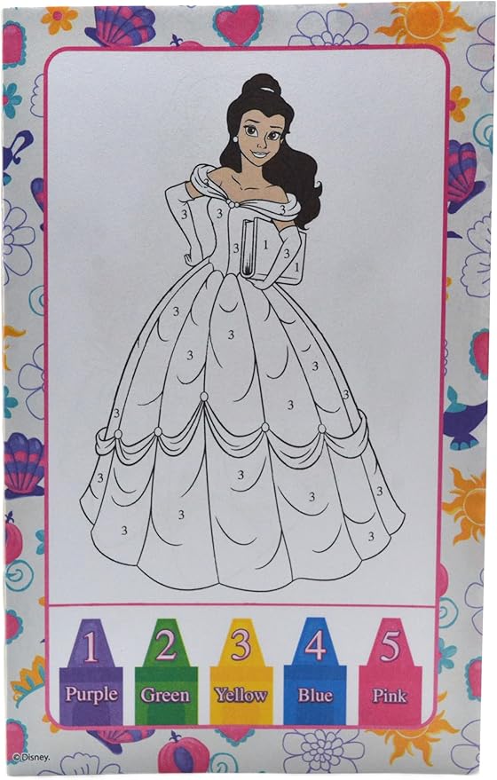 ديزني تلوين حسب الرقم للأميرة رسم و تلوين Skoodle