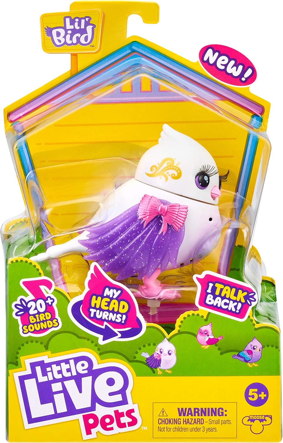 ليتل لايف بيتس لعبة طائر ليل بيرد مجسمات الحيوانات Little Live Pets