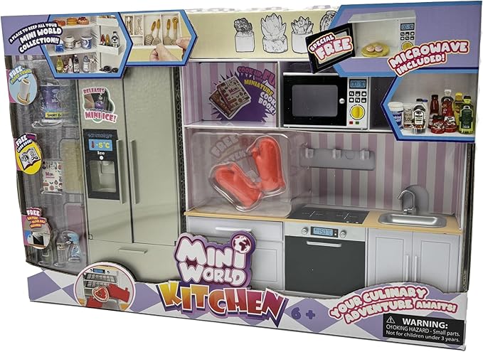 ميني وورلد العاب المطبخ اكسسوارت الدمى Mini World