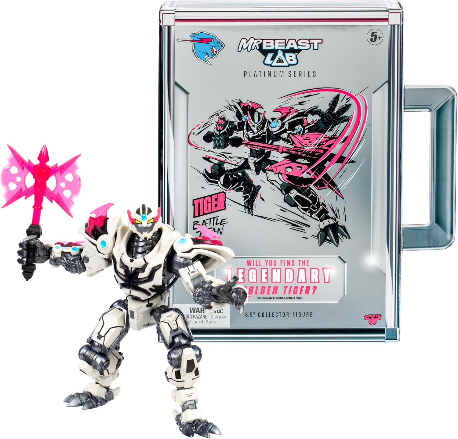 مستر بيست لاب مجسم تايجر باتل تيتان المجسمات MrBeast Lab
