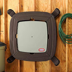 ليتل تايكس طاولة تخزين قابلة للطي مع مظلة منازل خارجية Little Tikes