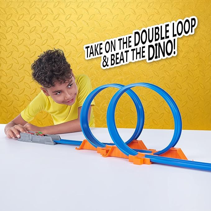 زورو مسار هجوم ديناصور تي ريكس مع سيارة مركبات مع مسار Zuru