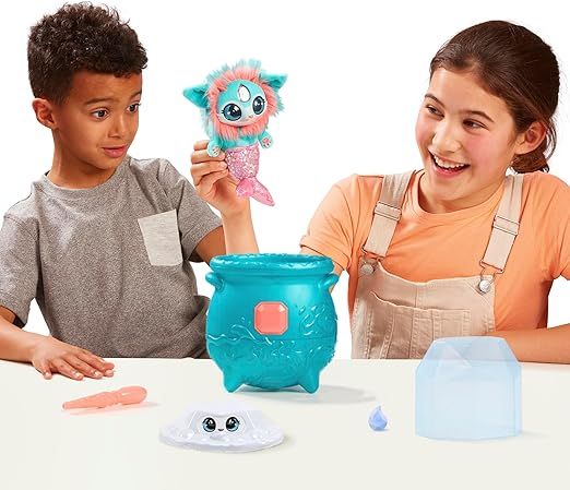 ماجيك ميكسيز مرجل مفاجأة جوهرة سحر الأرض الالعاب القطنية Magic Mixies