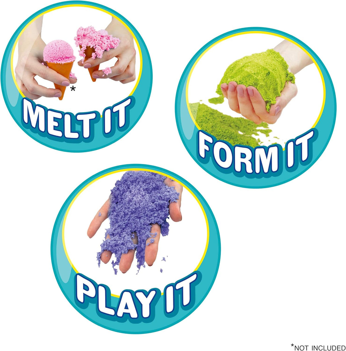 كريز رمل جالكسي مع تأثير تدفق غبار متنوع تشكيل الرمل CRAZE