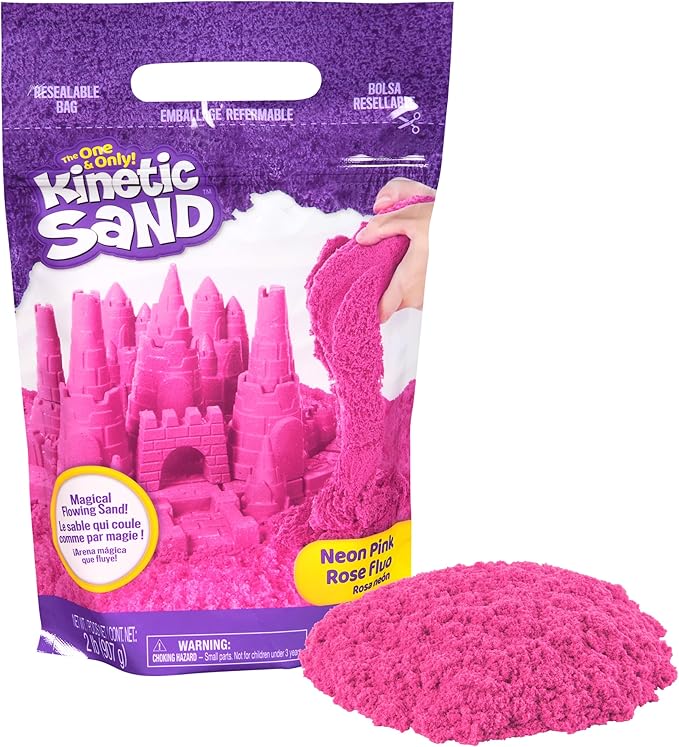 كينتك ساند حقيبة رمل وردي 907 جرام تشكيل الرمل Kinetic SAND