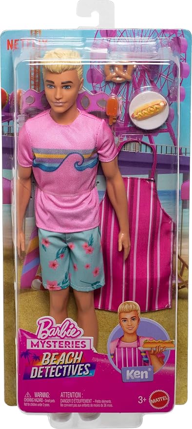باربي دمية كين محققو الشاطئ دمية مع اكسسوارات Barbie