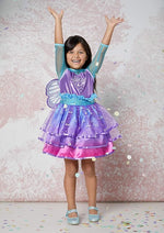 امسكان زي باربي جنية قوس قزح 3-5 سنوات الملابس التنكرية Amscan