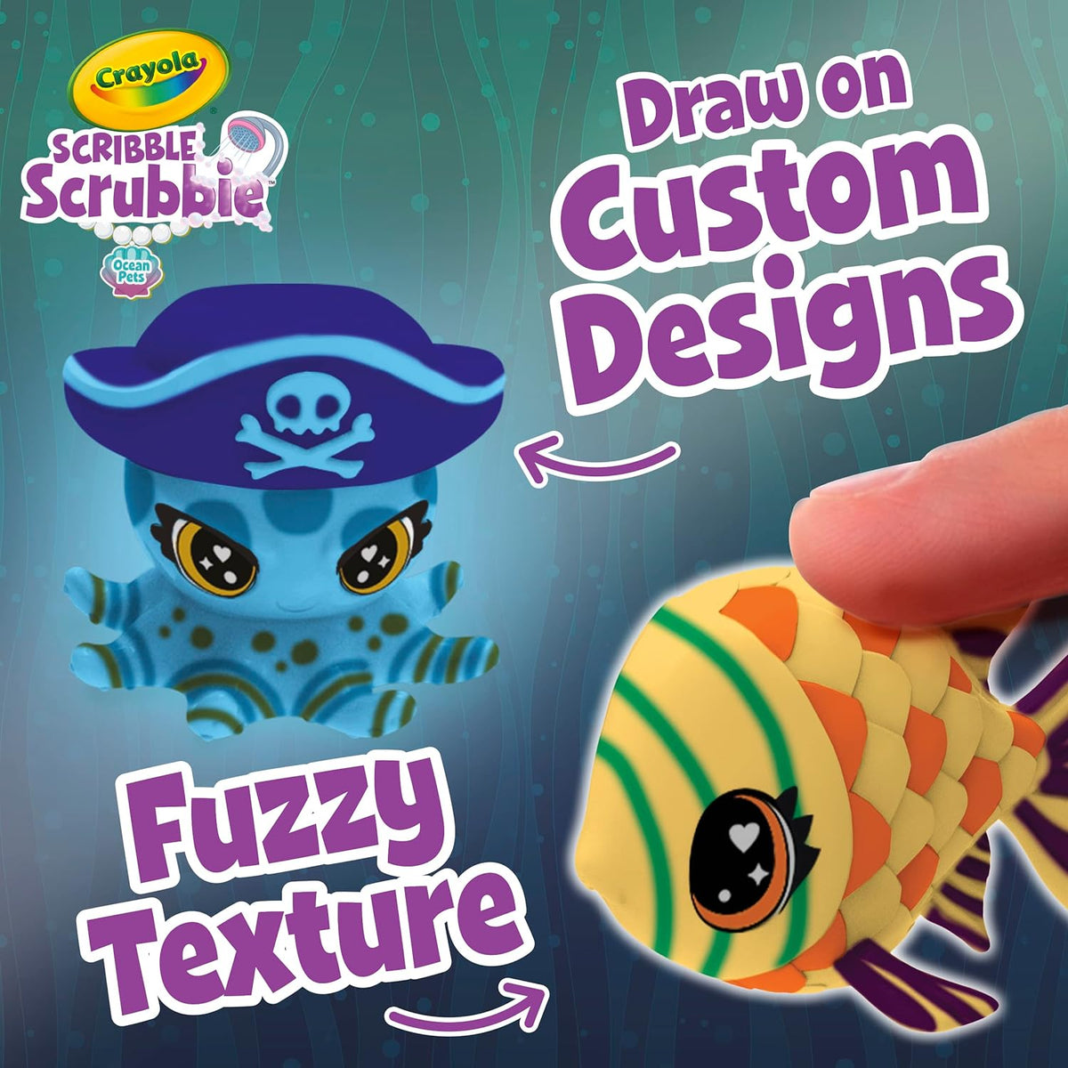 كرايولا صندوق كنز المحيط سكريبل سكرابي جلو Crayola