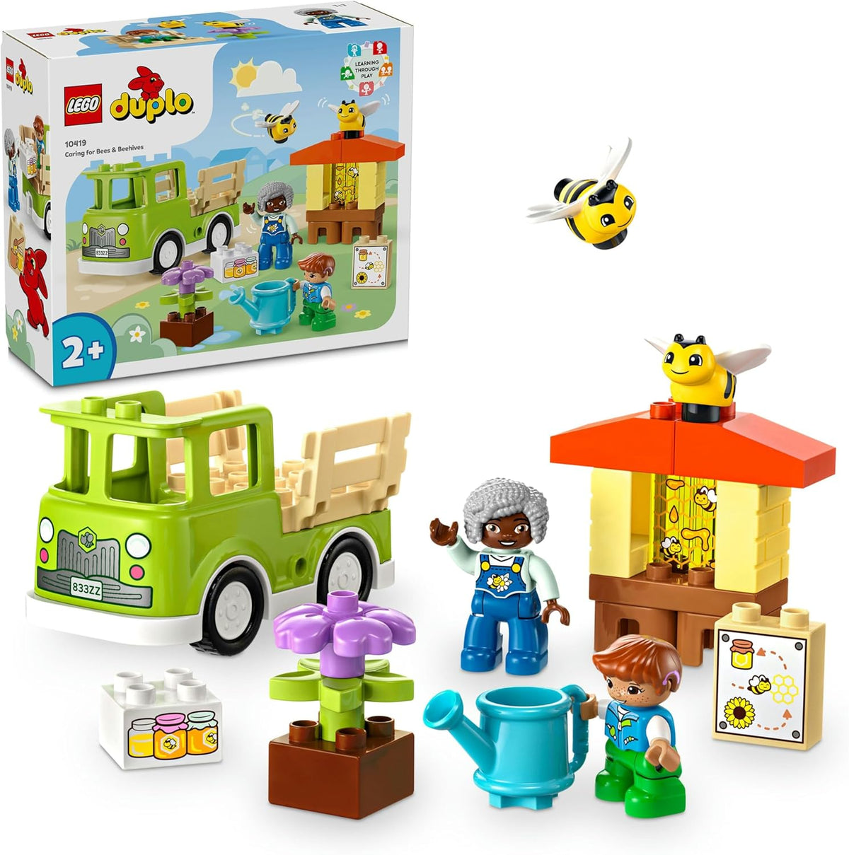 ليجو 10419 دبلو العناية بالنحل وخلايا النحل مكعبات التركيب LEGO
