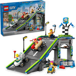 ليجو 60460 سيتي مسار منحدر سيارة السباق مكعبات التركيب LEGO